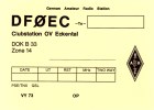 QSL-Karte DF0EC von 1979 in gelb
